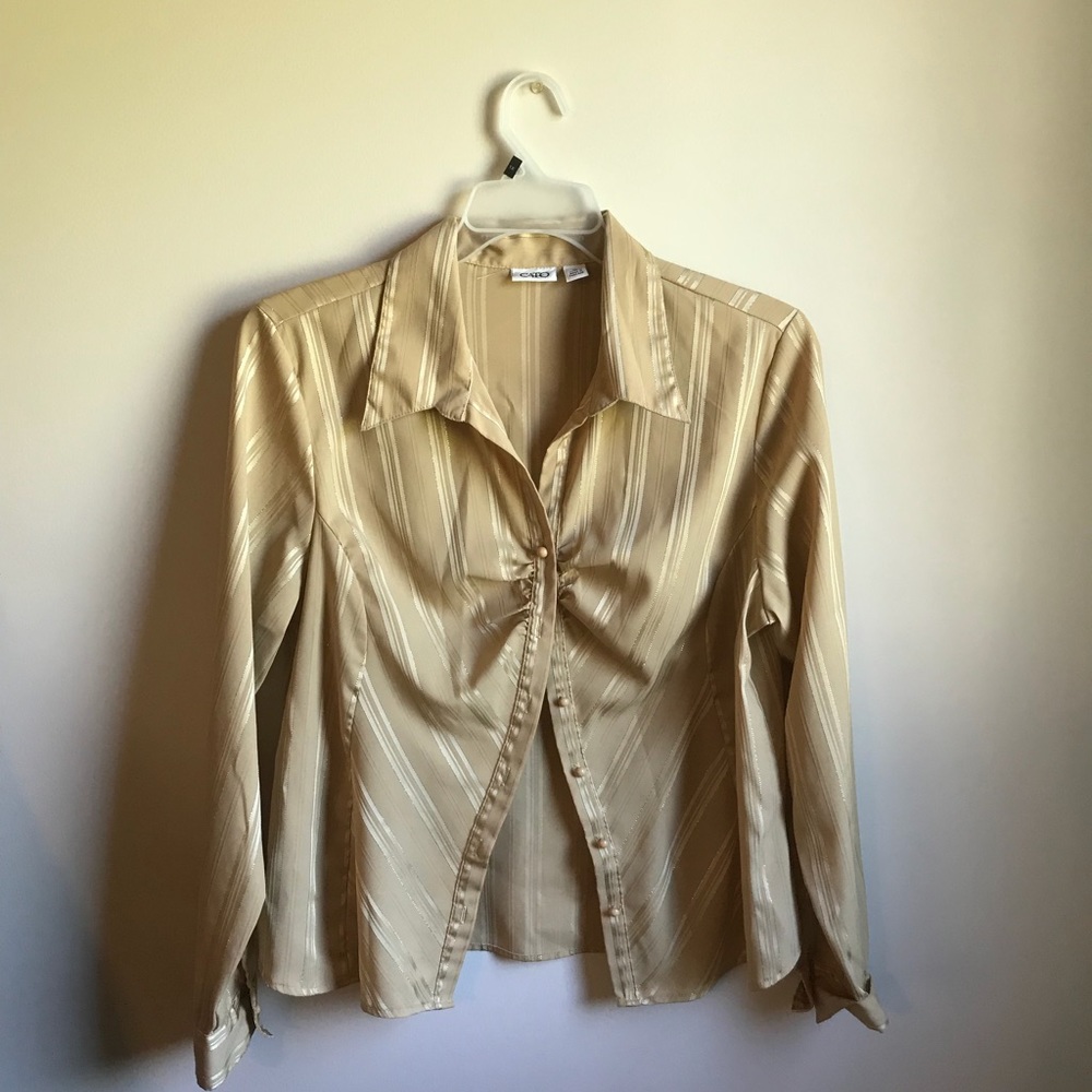 ❤️Final❤️Very Dressy Golden blouse